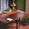Dacasso Dark Brown Bonded Leather 36" x 17" Desk Mat/Desk Pad - No Core Rollable PR-3649 - alternate 3